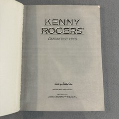 Kenny Rogers Greatest Hits Songbook Guitar Sheet Music Paperback Cherry Lane