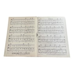 Tears From My Inkwell 1939 Sheet Music Mort Dixon Cover Harry Warren Jack Garber