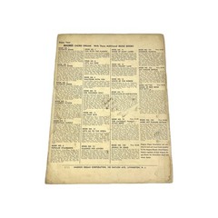 SONGS OF THE GOLD OLD DAYS Sheet Music 1960 For The Magnus Chord Organs Book 103