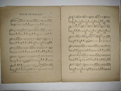 1904 Valse de Ballet John Baume Sheet Music Cable Co. Conover Pianos Ad Parks 8B