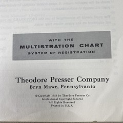 2 Books 1959 Richter-Ware Method Parts 1 and 2 Spinet Organ Theodore Presser