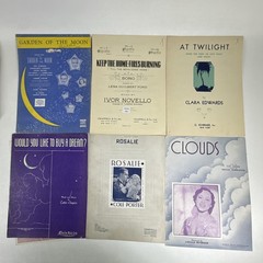 Vintage 1920&rsquo;s-1950&rsquo;s Large Sheet Music Lot Of 115 (1)