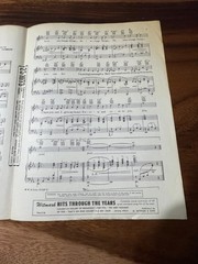« The High And The Mighty » M Witmark & Sons Sheet Music 1954
