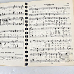 Silver Book Of Songs Accompaniment Piano Vocal Choir Songbook Music 1935 Vintage