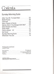 FRANK MILLS Sunday Morning Suite Piano Songbook 1980 PB w/Peter Piper Canada