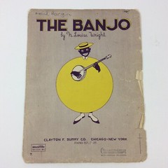 The Banjo N Louise Wright Vintage Piano Solo Sheet Music Book Intermediate