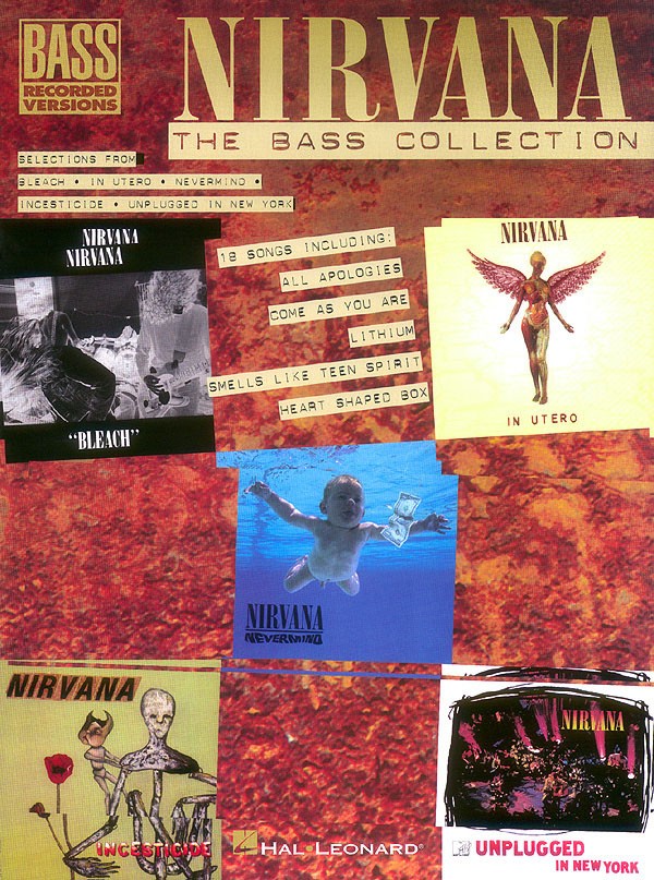 Nirvana The Bass Guitar Collection Tab Intermediate Sheet Music Lyrics Song Book