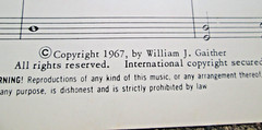 Happiness Sheet Music 1967 Words and Music by William J. Gaither