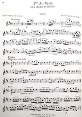 Dancla Op. 89 Six Airs Varies, First Series for the Violin