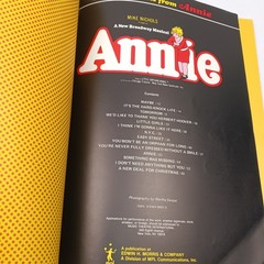 Annie Sheet Music Piano Vocal Selections Book 56 Pages 1977