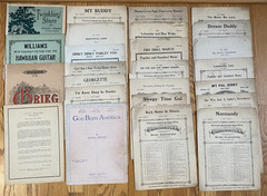 Vintage 1920&rsquo;s Violin Piano Waltz Fox Trot Sheet Music Concertina Lot 25 Antique