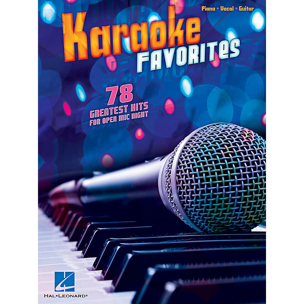 Hal Leonard Karaoke Favorites 78 Greatest Hits Open Mic Night PianoVocalGuitar