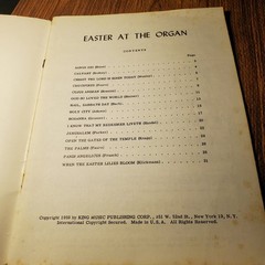 Easter at the Lowrey Organ Vocal Selections King Music 1959
