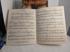 The Beatles  »Glass Onion » Deluxe Edition Sheet Music (1968) – Pristine