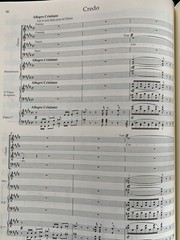 Petite Messe Solennelle Full Score Rossini Gioachino Hardcover Linen Great Cond
