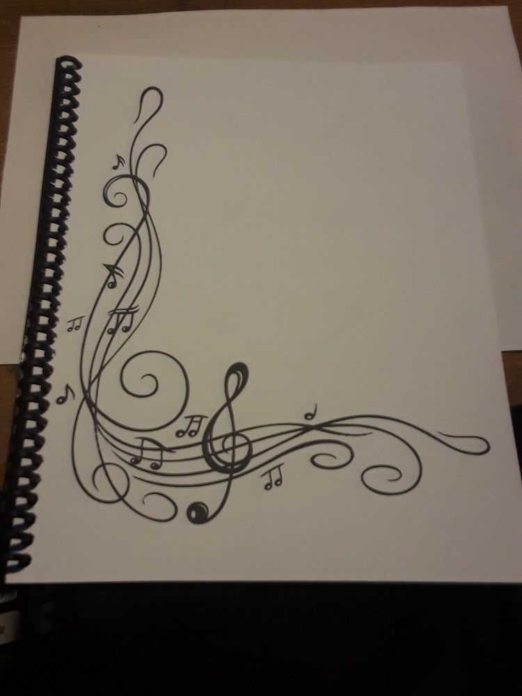 Blank Sheet Music Manuscript Paper / Staff Paper / Musicians Notebook 80 Pages