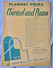 Vintage Clarinet Piano Sheet Music Lot 6 Pieces Begin The Beguine Stamitz