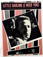 Marvin Gaye – Little Darling (I Need You) – 1966 Original USA Sheet Music
