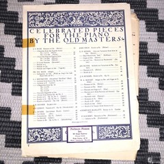 Lot Of 10 Vintage Piano Scores And Studies. Condition Varies