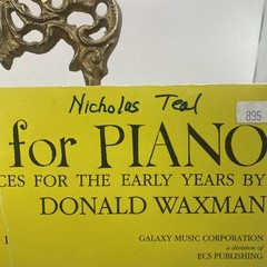 Vintage Galaxy Pageants For Piano Introductory Pageant Book 1 1987 Sheet Music