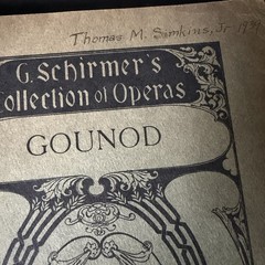 Vintage Gounod Faust Opera Vocal Score G Schirmer Collection French Music