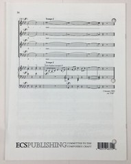 Praises of Jerusalem SATB Choral Organ Sheet Music Byron Adams ECS Publishing