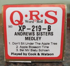 QRS Player Piano Rolls – Choose Your Own ALL TESTED PLAY PERFECTLY