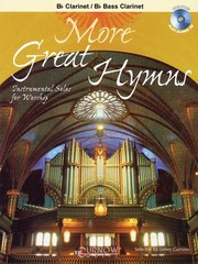 More Great Hymns for Clarinet Solo Christian Sheet Music Play-Along Book & Audio