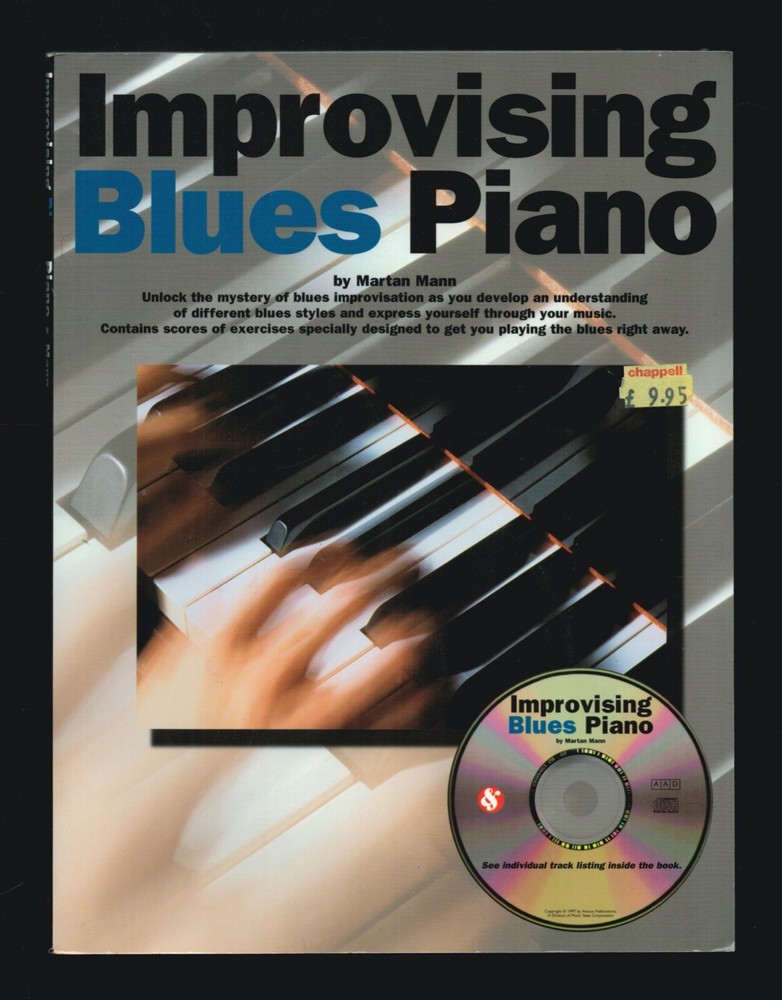 Improvising Blues Piano by Martan Mann ISBN 0825616247 Amsco Publications 1997