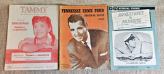 Lot of 33 1950s Sheet Music Slightly Boogie Say Si Si The Great Pretender & more