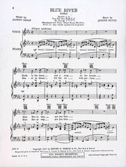Blue River Sheet Music Jesse Crawford Organist Joseph Meyer Alfred Bryan 1927