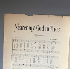 PRESIDENT McKINLEY’s FAVORITE HYMNS Sept 1901 Sheet Music Nearer My God To Thee