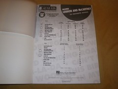 MORE LENNON and McCARTNEY – VOLUME 58 – JAZZ PLAY ALONG BOOK and CD