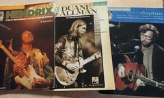 3 Songbook Lot Eric Clapton Jimi Hendrix Duane Allman 34 Songs