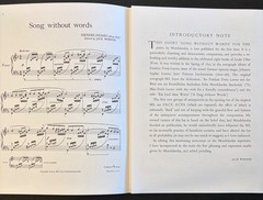 Mendelssohn Song Without Words Piano Sheet Music Jack Werner G Schirmer