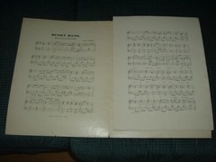 1904 Husky Hans Sheet Music Honus Wagner Pittsburgh Pirates Baseball