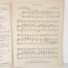 Vintage 1926 One Alone Sheet Music from the Operetta The Desert Song