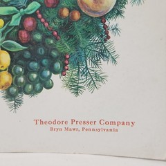 Theodore Presser Co INTERNATIONAL CHRISTMAS For Organ Music Book Lyrics Chords