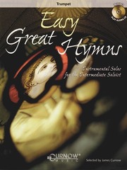 Easy Great Hymns for Trumpet Solo Christian Sheet Music Play-Along Song Book CD
