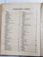 Antique 1918 Latin / English « Masterpieces of Piano Music » book