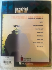 Joe Satriani – Greatest Hits – Guitar and Bass Tab Book Transcribed Scores