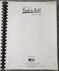 The Definitive Rock &lsquo;n Roll Collection 1955-1966 Hal Leonard Publishing 1989