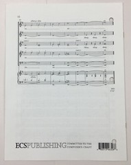 O Sleep My Little One Irish Choral Series SATB Chorus Solo Voice Sheet Music ECS