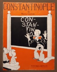Constantinople Guitar & Piano Sheet Music by Harry Carlton 1928