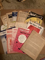 Lot of 17 Vintage Sheet Music Songbooks. All include Ukulele Accompaniment Plus