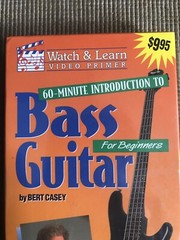 60-MINUTE INTRODUCTION TO BASS GUITAR-BEGINNERS-CASSETTE/VIDEO/VHS-SEALED-NEW!!