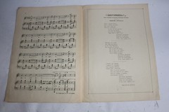 Sheet music Giuseppe Blanc Giovinezza National Fascist Party Italy 1925 (50993)