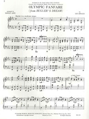 Olympic Fanfare Intermediate Piano Solo Sheet Music Bugler&rsquo;s Dream Arnaud Ades