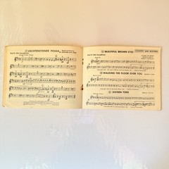 Vintage « 101 for Band » Sheet Music Book Charles Hansen 2nd Eb Alto Saxophone