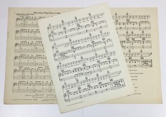 Piano Sheet Music The Letter That Never Came By Mort H. Glickman Guitar Uke 1935